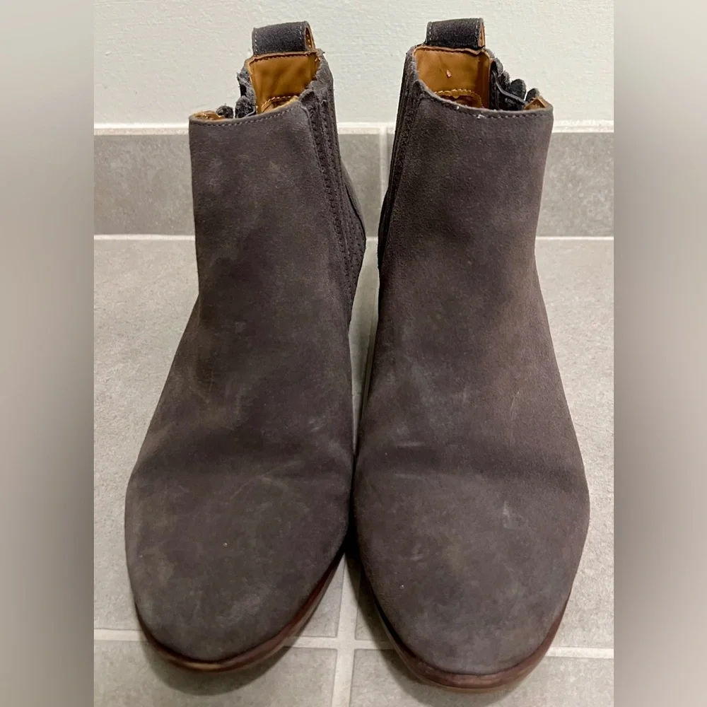 Jack Rogers Women’s Charcoal Suede Ankle Booties - Picture 2 of 9